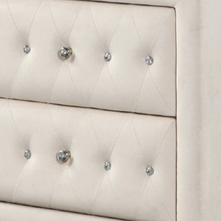Sophia - 2 Drawer Upholstered Nightstand