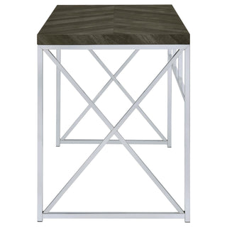 Herringbone - Writing Desk - Gray
