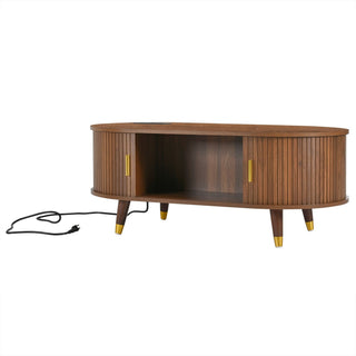 TV Stand & Coffee Table Set With Charging Station