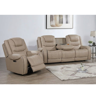Power Motion Sofa Set With USB Ports And Adjustable Headrests