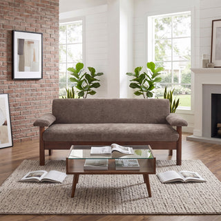 Modern Sofa Couch With Pillow Top Arms