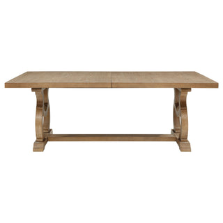 Fremont - Trestle Rectangular Dining Table With Removable Leaf