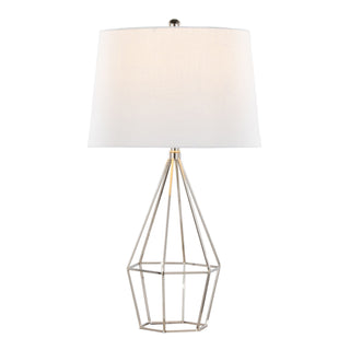 Diana - Contemporary Table Lamp (Set of 2) - Polished Nickel / Black Satin