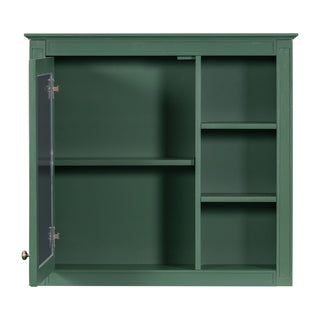 Wall Mounted Medicine Cabinet With Mirror And 3 Open Shelves