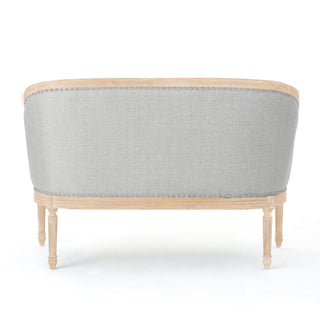 French Country Chesterfield Style Tufted Loveseat