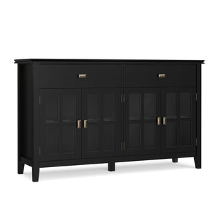 Artisan - Large 4 Door Sideboard Buffet - Black