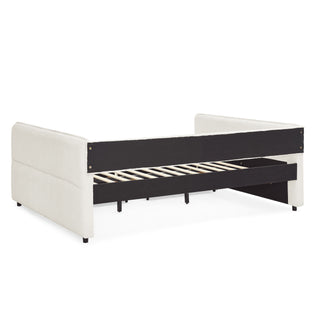 Upholstered Daybed & 2 Drawers