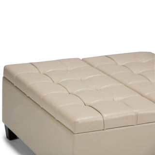 Harrison - Upholstered Coffee Table Storage Ottoman