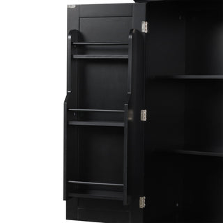 Bathroom Storage Cabinet With Doors And Drawer, Adjustable Shelf