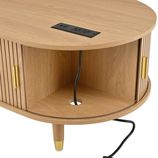 TV Stand & Coffee Table Set With Charging Station