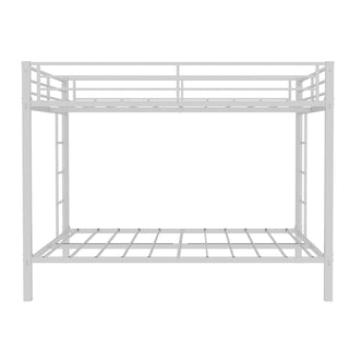 Bunk Bed For Kids, Convertible Frame With Ladders & Guardrail