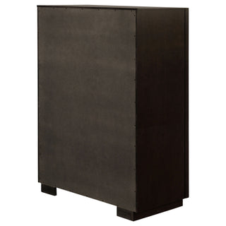 Prescott - 5 Drawer Chest - Brown