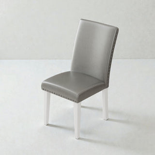 Upholstered Dining Chair With High Back Design (Set of 2)
