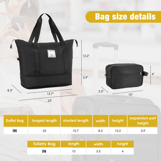Softside Luggage Expandable Set With Duffel Bag Upright Spinner