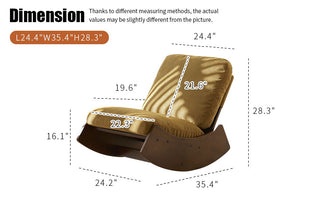 Comfortable High-Quality Upholstery Glider Rocking Chair