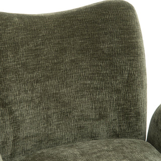 360° Swivel Accent Chair For Living Room - Olive Green