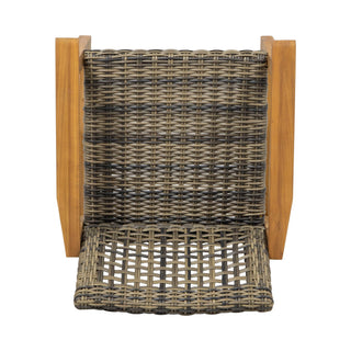 Outdoor Dining Chair Acacia Wood Frame (Set of 2)