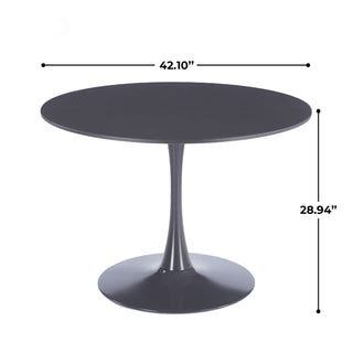 Round Tulip Table, Pedestal Design