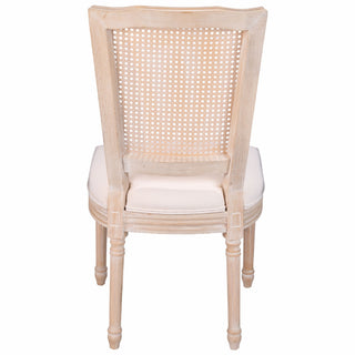 Upholstered Dining Chairs With T - Shaped Back (Set of 2) - Beige