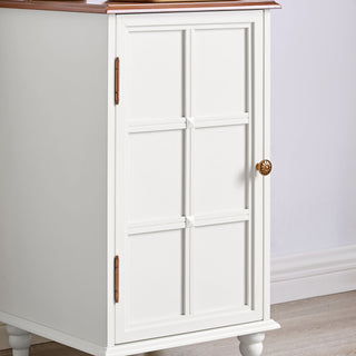 Floor Cabinet With Adjustable Shelf, Storage For Entryway
