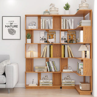 L-Shaped Corner Bookshelf
