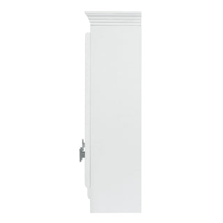 Wall Mount Mirror Cabinet With Adjustable Shelves, Soft Closing Hinges