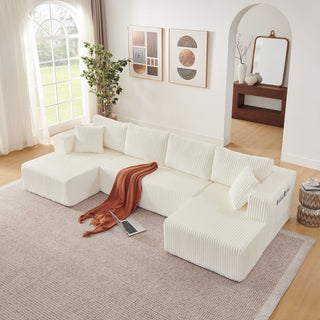 U - Shaped Modular Sectional Sofa For Living Room