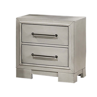 Bed Set With Storage Drawers, Open Shelves, And Built In LED Lighting