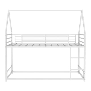 Bunk Bed With Safety Guardrails, No Box Spring Needed
