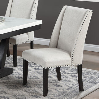 Dining Set With Upholstered Wing Back Chairs
