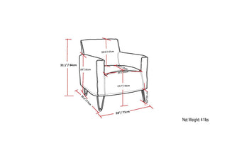 Warren - Accent Chair With Hairpin Legs