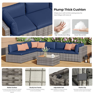 Modern Patio Set With Coffee Table