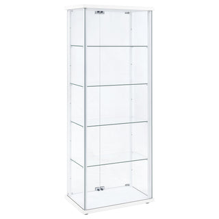 Hyacinth - 4 Shelf Curio Cabinet