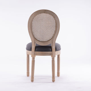 French Country Dining Chairs & Round Back (Set of 2)