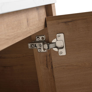 Wall Mounted Bathroom Vanity With Art Sink & 1 Soft Close Door
