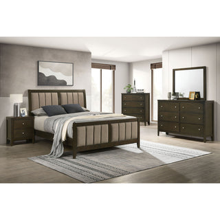 Clement - 6 Drawer Dresser With Mirror - Dark Coffee