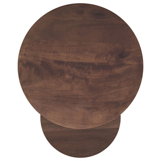 Lionett - 2 Piece Round Nesting Table Set And Round Design - Dark Brown