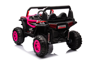 12V7A*1 30W*4 Four-Wheel Drive Seat One Button Start, Forward And Backward, High And Low Speed, Music, Front Light, Power Display, Two Doors Can Open, 2.4G R / C, Seat Belt Four Wheel Absorber