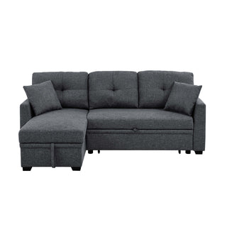 Upholstered Sectional & Pull Out Bed And Chaise Storage