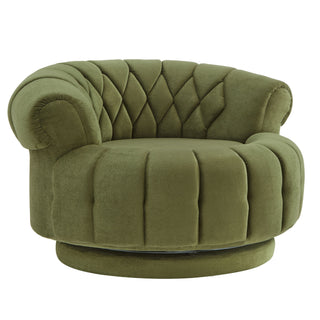 Round Swivel Accent Chair With Rotation