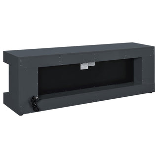 TV Stand Fireplace Console With Bluetooth Speaker