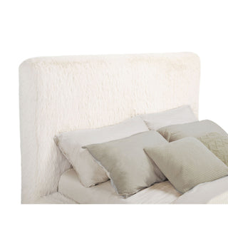 Tall Headboard Panel Bed With Padded Headboard