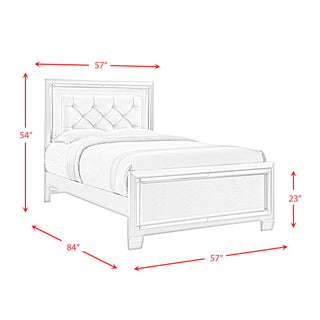 Platinum - Youth Platform Bedroom Set
