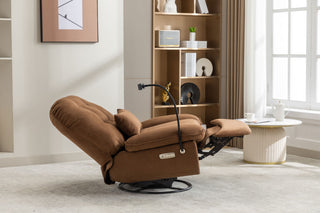 Power Recliner Swivel Glider USB Charger With tooth Music Player, Sleep, Working, Game And Leisure