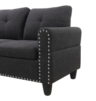 Alger - Left Hand Facing Sofa & Chaise With Ottoman