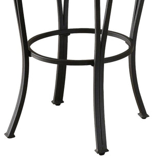 Swivel Stool With Upholstered Seat