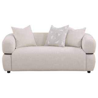 Ramsay - Round Arm Loveseat - Beige