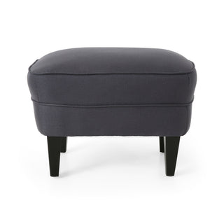 Enchante - Living Room Set With Tufted Back Club Chair And Ottoman
