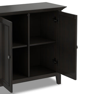 Amherst - 2 Door Storage Cabinet & Adjustable Shelving - Brown