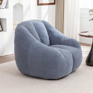 Comfy Bean Bag Chair With Memory Foam Filler, Tufted Soft